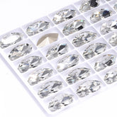 Crystal Navette Shape High Quality Glass Pointed Back Fancy Rhinestones WholesaleRhinestone